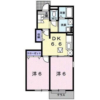 間取図 きのくに線・紀勢本線/箕島駅 徒歩36分 1階 築18年