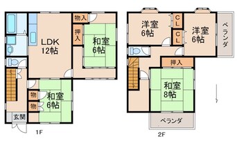 間取図 一戸建16014