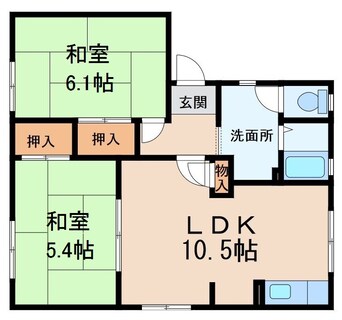 間取図 ガーデンハイツ箕島