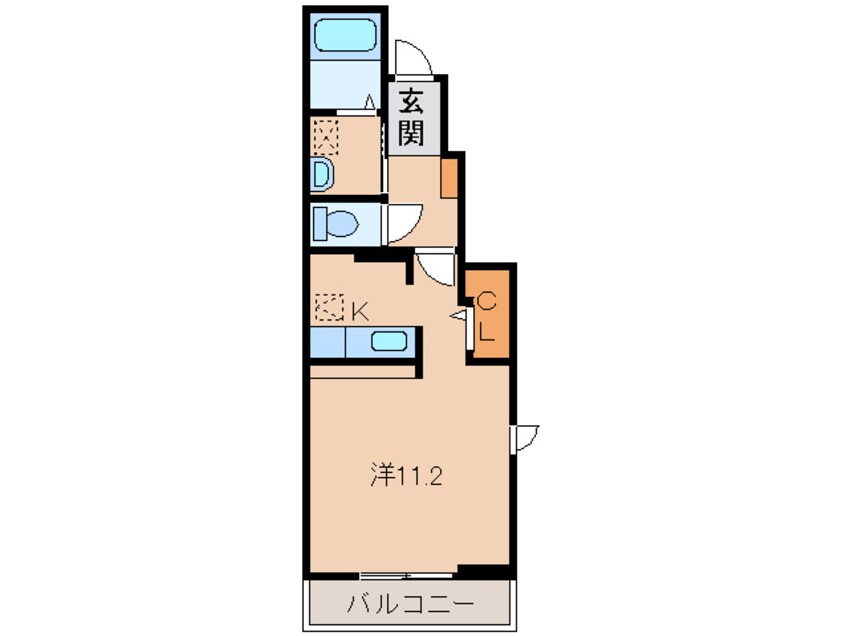 間取図 シェリジェ・ミムラⅢ