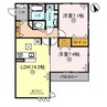 南海本線/和歌山市駅 バス:17分:停歩12分 1階 築3年 2LDKの間取り