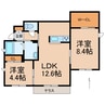 紀州鉄道/紀伊御坊駅 徒歩5分 1階 築9年 2LDKの間取り