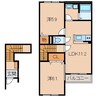 きのくに線・紀勢本線/黒江駅 徒歩34分 2階 築8年 2LDKの間取り