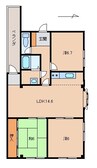 マンションニューハマⅡ 3LDKの間取り