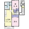 きのくに線・紀勢本線/紀伊内原駅 徒歩19分 2階 築16年 2LDKの間取り