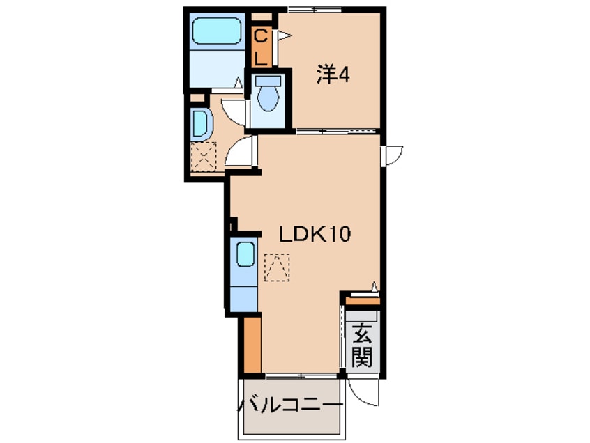 間取図 きのくに線・紀勢本線/海南駅 徒歩11分 1階 築10年