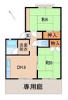タウニィアミ 2DKの間取り