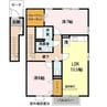 シャロット学園南館 2LDKの間取り