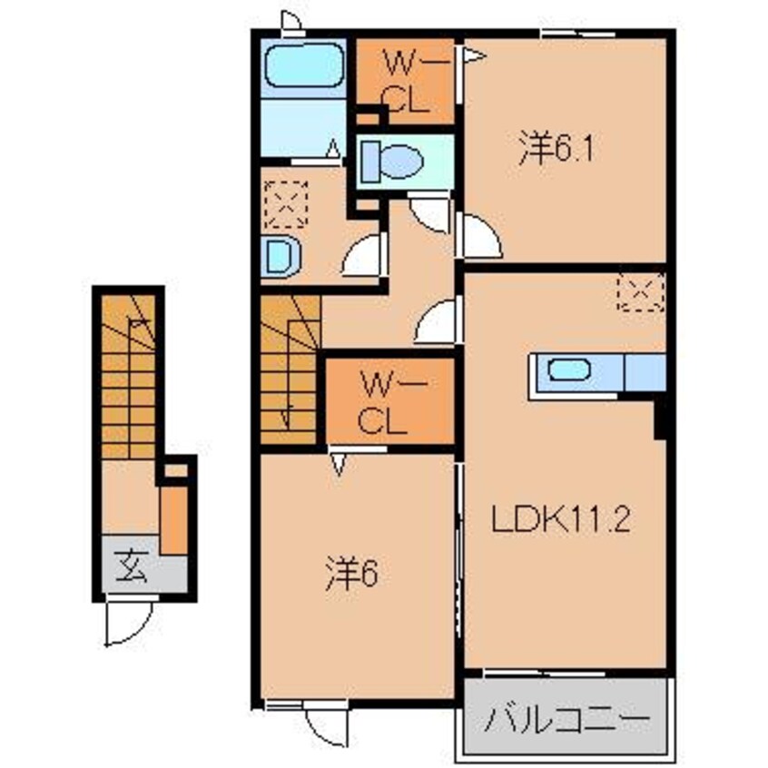 間取図 アクエリアス