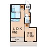 モイス・シャームⅡ 1LDKの間取り