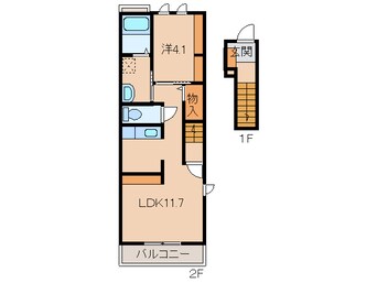 間取図 きのくに線・紀勢本線/海南駅 バス10分重根下車:停歩5分 2階 築11年