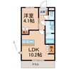 パロ・アルトＢ 1LDKの間取り