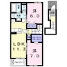 ソラーレ 2LDKの間取り