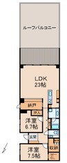 ザ・テラス 2LDKの間取り