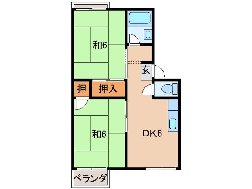 間取図 プレジール高松