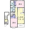 ボーヴィラージュ 2LDKの間取り