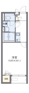 クレイノ令和 1Kの間取り