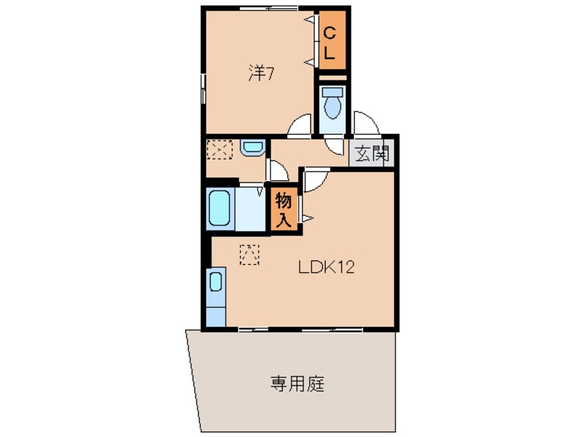 間取図 リプルス浜の宮ⅡA棟