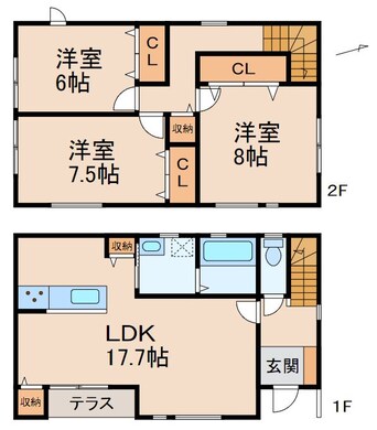 間取図 クレストC・Y