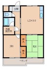 グリーンフル浜路 2LDKの間取り