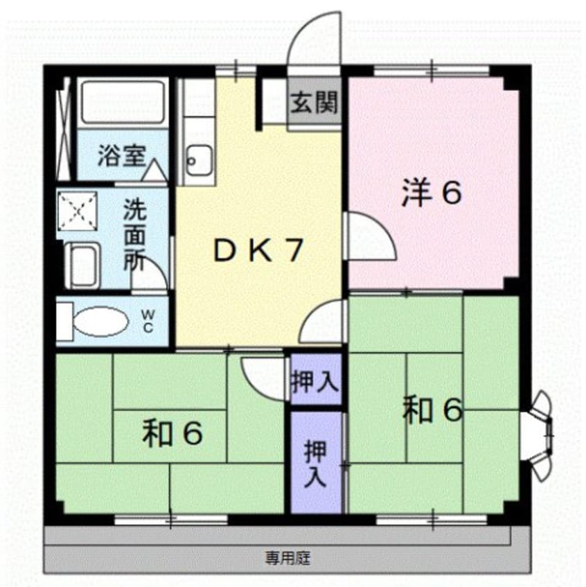 間取図 ＭハイツⅠ