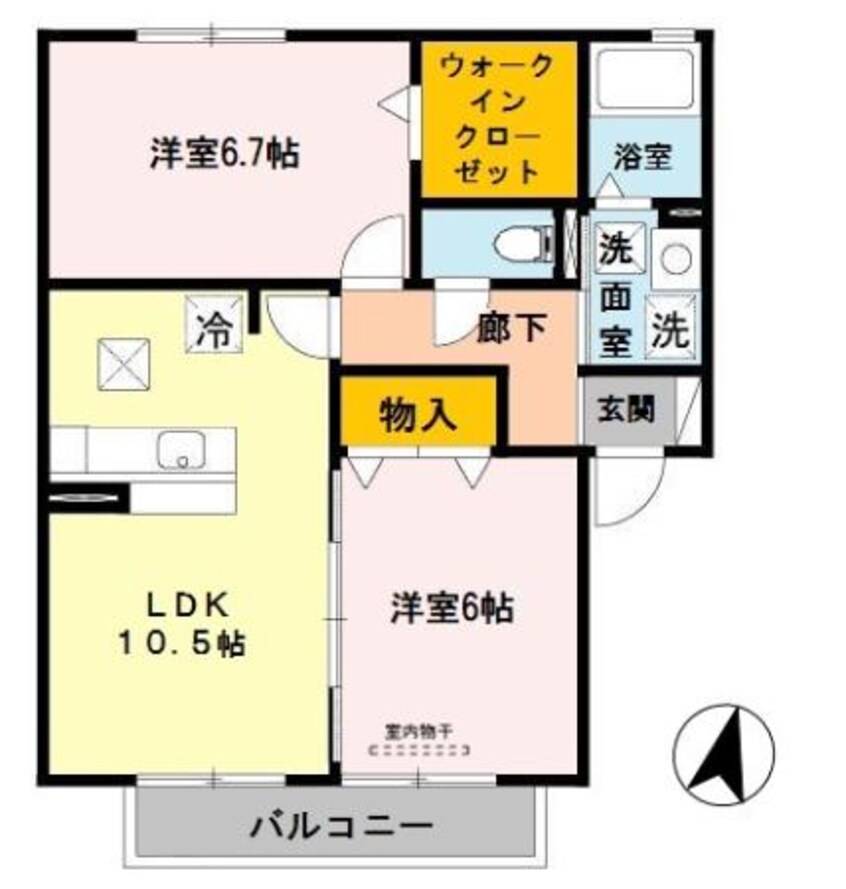 間取図 ProvenceⅡ