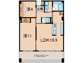 間取図 プラージュ和歌浦