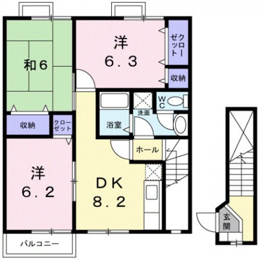 間取図 オーブリーメイプル楓