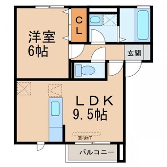 間取図 ヴィラ・シャロム A棟