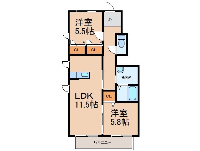 間取り図 シャーメゾン西庄