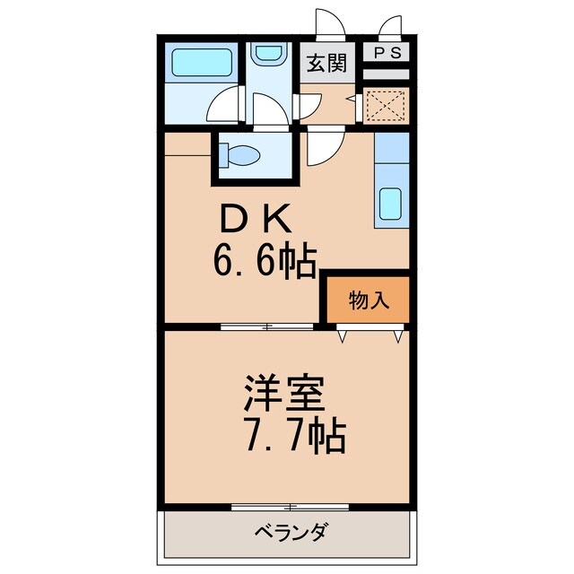 間取り図 セゾン湊