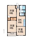 マンション戎塚 3DKの間取り