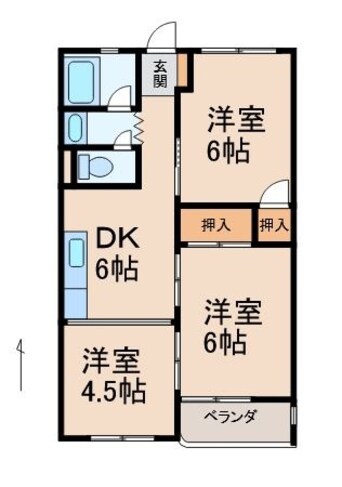 間取図 マンション戎塚