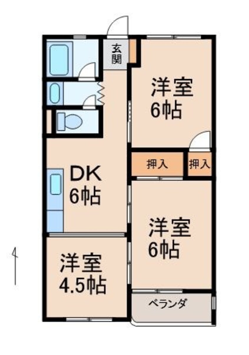 間取図 マンション戎塚