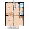 コーポサンシャイン 2LDKの間取り
