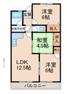センチュリーパレス 3LDKの間取り