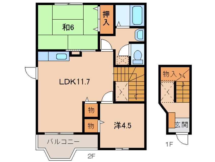 間取図 プランタンА