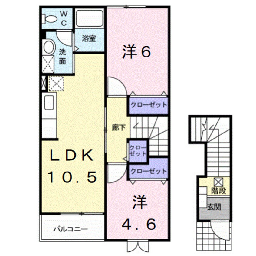 間取図 ドムスモッレⅠ