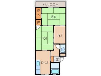 間取図 塩屋マンション