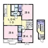 紀州鉄道/紀伊御坊駅 徒歩18分 2階 築20年 3LDKの間取り