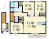 ルミエール重根 3LDKの間取り