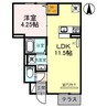 南海本線/和歌山市駅 バス:7分:停歩7分 1階 築8年 1LDKの間取り