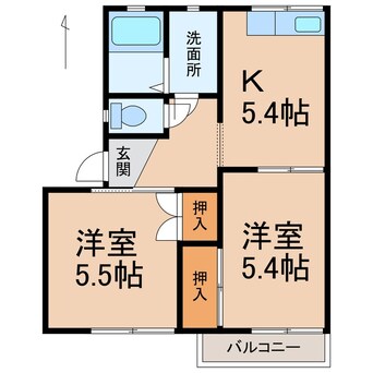 間取図 アーバンハウスB