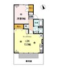 セジュールＭＴ 1LDKの間取り