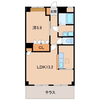 間取図 コンフォース２１