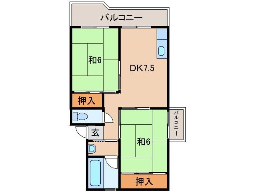 間取図 フェリースマンション