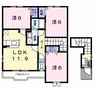 ジェネロシティ－　Ⅱ 3LDKの間取り
