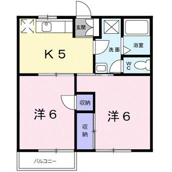 間取図 きのくに線・紀勢本線/湯浅駅 徒歩12分 2階 築30年