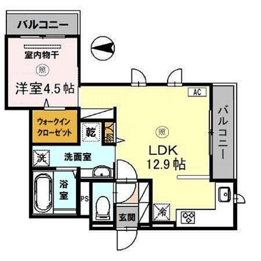 間取図 クレスト光洋