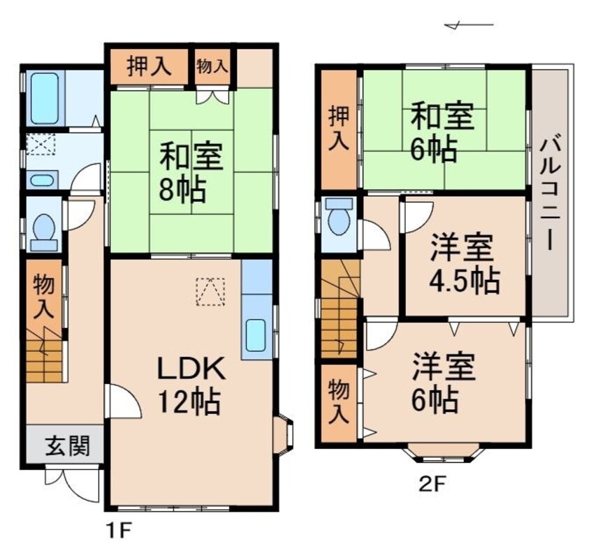 間取図 一戸建15526